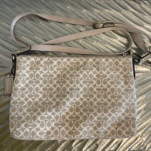 Authentic Signature Coach Crossbody Bag